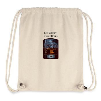 Just Whiskey - Stanley/Stella recycelter Gym Bag - Naturweiß - Vorne
