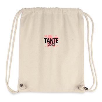 Tante 2023 - Werdende Tante - Tante werden - Stanley/Stella recycelter Gym Bag - Naturweiß - Vorne
