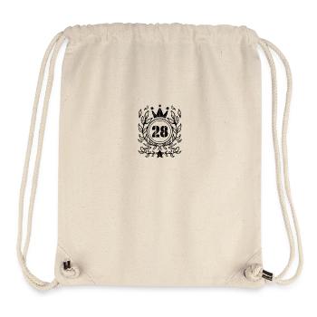 28 - Jahrgang Jahr Geburtsjahr 1928 - Stanley/Stella recycelter Gym Bag - Naturweiß - Vorne