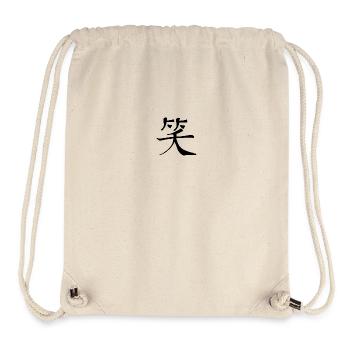 Lachen Chinesische Schrift Zeichen Symbol - Stanley/Stella recycelter Gym Bag - Naturweiß - Vorne