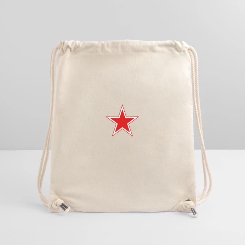 Roter Stern Stanley/Stella recycelter Gym Bag