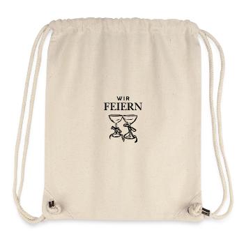 We celebrate - Stanley/Stella Recycled Gym Bag - natural - Front