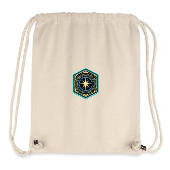 Kartenstern Kompass Patch - Stanley/Stella recycelter Gym Bag - Naturweiß - Vorne