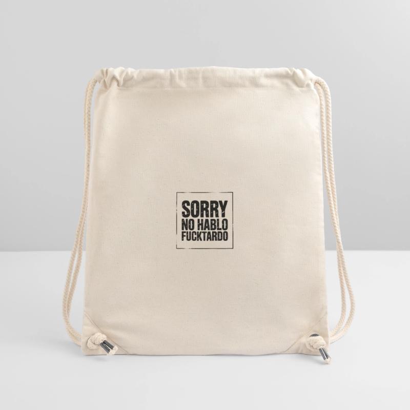Expressive Expression with Strong Text Design Stanley/Stella Recycled Gym Bag
