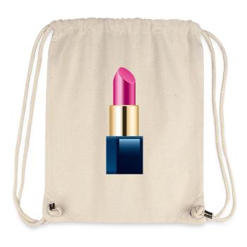 Smiley Lipstick - Stanley/Stella Recycled Gym Bag - natural - Front