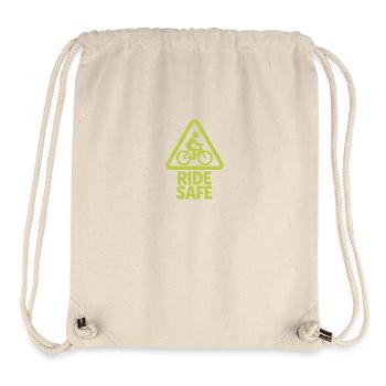 Ride Safe - Stanley/Stella recycelter Gym Bag - Naturweiß - Vorne