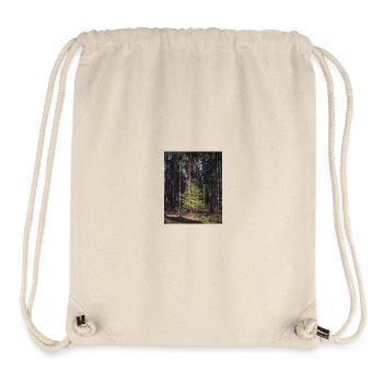 Junge Tanne im Herzen eines Kiefernwaldes - Stanley/Stella recycelter Gym Bag - Naturweiß - Vorne