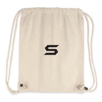 Geometrische SForm Muster - Stanley/Stella recycelter Gym Bag - Naturweiß - Vorne