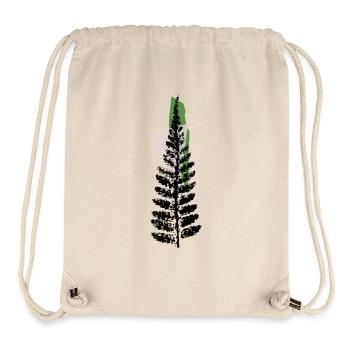 Feuille - Sac à cordon recyclé Stanley/Stella - blanc naturel - Devant
