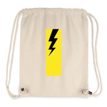 Lightning – Thunderstorm, Storm & Electricity Power - Stanley/Stella Recycled Gym Bag - natural - Front