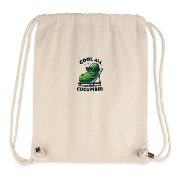 Cool As Acucumber - Stanley/Stella recycelter Gym Bag - Naturweiß - Vorne