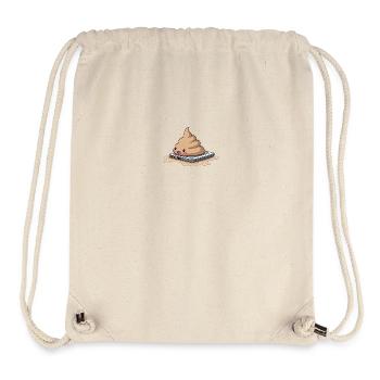 sweet poo on a Phone - Stanley/Stella recycelter Gym Bag - Naturweiß - Vorne