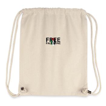 Free Palestine - Stanley/Stella recycelter Gym Bag - Naturweiß - Vorne