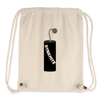 Brennende Dynamitstange - Stanley/Stella recycelter Gym Bag - Naturweiß - Vorne