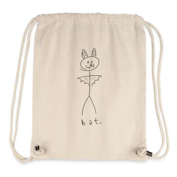 begged. (black lines, by Leni Riosa) - Stanley/Stella Recycled Gym Bag - natural - Front