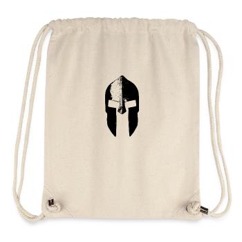 spartan helm png - Stanley/Stella Recycled Gym Bag - natural - Front