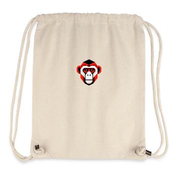 Sagesse Simienne - Sac à cordon recyclé Stanley/Stella - blanc naturel - Devant