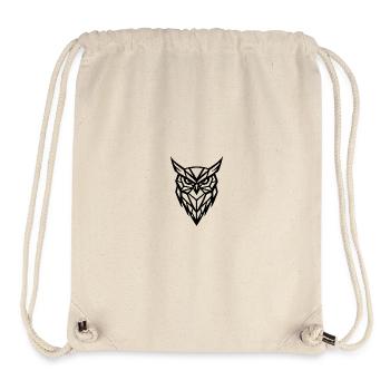 Bho geometrisch - Stanley/Stella recycelter Gym Bag - Naturweiß - Vorne