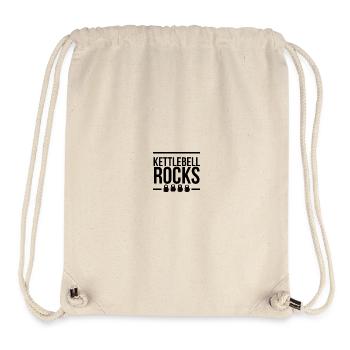 Kettlebell ROCKS 1.0 - Stanley/Stella Recycled Gym Bag - natural - Front