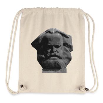 Karl Marx - Chemnitz Nischel - Sac à cordon recyclé Stanley/Stella - blanc naturel - Devant
