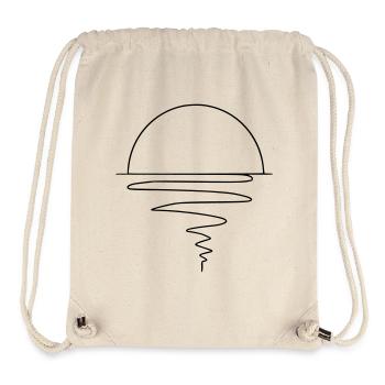 Sunset - Stanley/Stella recycelter Gym Bag - Naturweiß - Vorne