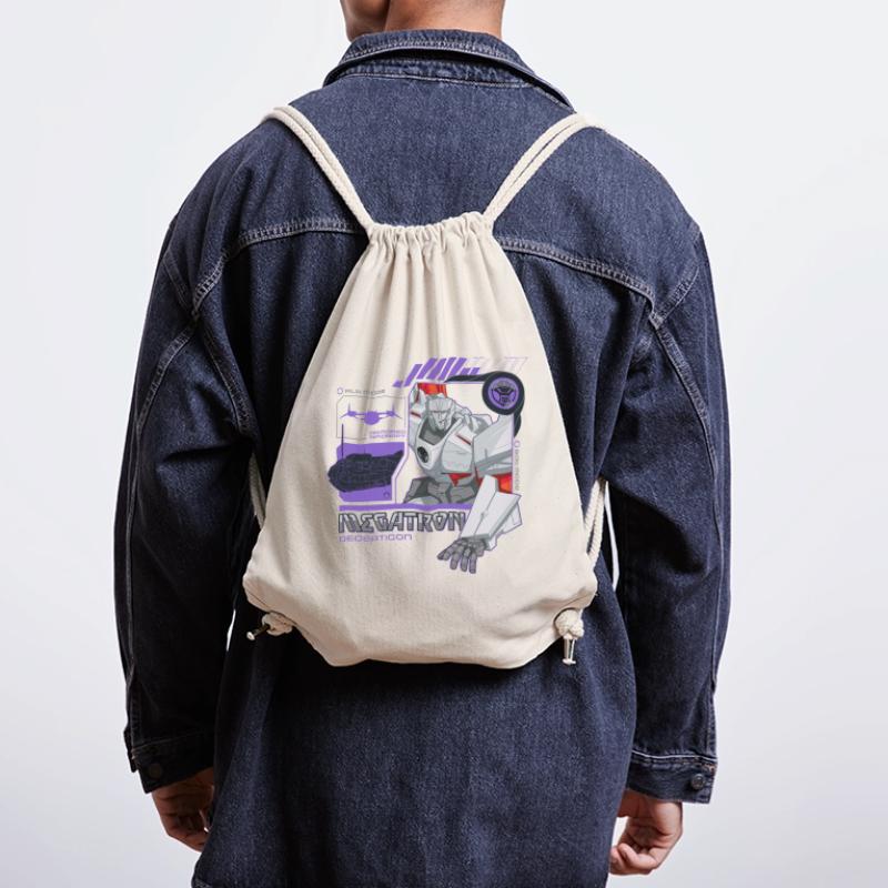 Transformers Earth Spark Charactère Megatron Sac à cordon recyclé Stanley/Stella