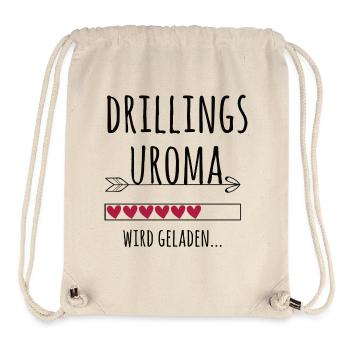 werdende Drillingsuroma Schwangerschaft Drillinge - Stanley/Stella recycelter Gym Bag - Naturweiß - Vorne
