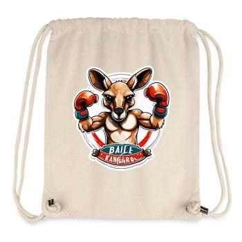 Kangaroo / Animal / Australia / Marsupial / Outback - Stanley/Stella Recycled Gym Bag - natural - Front