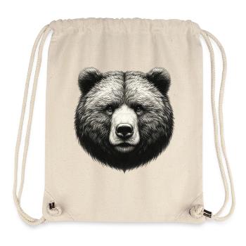 Bär - Stanley/Stella recycelter Gym Bag - Naturweiß - Vorne