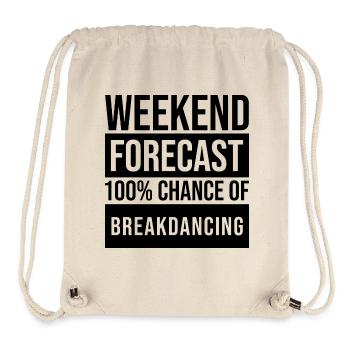 Breakdance - Stanley/Stella recycelter Gym Bag - Naturweiß - Vorne