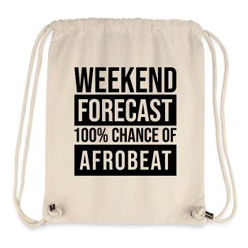 afrobeat - Sac à cordon recyclé Stanley/Stella - blanc naturel - Devant