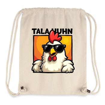 TALAHUHN Lustiger Spruch Meme Deutsch Rap Karneval - Stanley/Stella recycelter Gym Bag - Naturweiß - Vorne