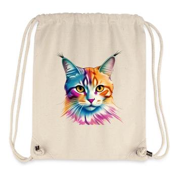 Cat - Stanley/Stella Recycled Gym Bag - natural - Front