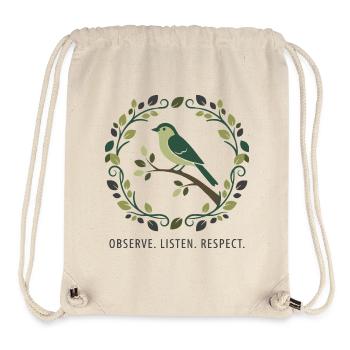 Observe. Wiles. Respect. - Stanley/Stella Recycled Gym Bag - natural - Front