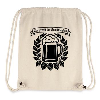 Ein Prosit der Gemütlichkeit - Stanley/Stella recycelter Gym Bag - Naturweiß - Vorne