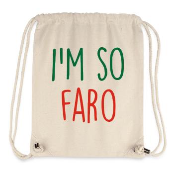 Faro Portugal - Stanley/Stella Recycled Gym Bag - natural - Front