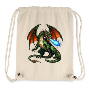 Feuerdrache: Flammensturm - Stanley/Stella recycelter Gym Bag - Naturweiß - Vorne