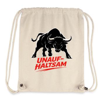 Maillot de sport Unstoppable Bull Motivation - Sac à cordon recyclé Stanley/Stella - blanc naturel - Devant