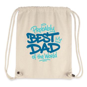 Bester Vater der Welt - Stanley/Stella recycelter Gym Bag - Naturweiß - Vorne