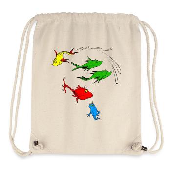 Fish Graphic - Stanley/Stella Recycled Gym Bag - natural - Front