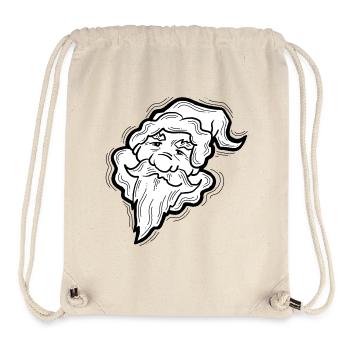 Weihnachtsmann - Stanley/Stella recycelter Gym Bag - Naturweiß - Vorne