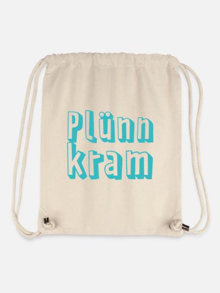 Plünnkram blue - Stanley/Stella Recycled Gym Bag - natural