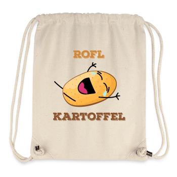 Roflkartoffel Vegan-Style - Stanley/Stella recycelter Gym Bag - Naturweiß - Vorne