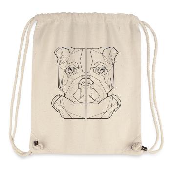 chien ami de chien amant, chien, chemise - Sac à cordon recyclé Stanley/Stella - blanc naturel - Devant
