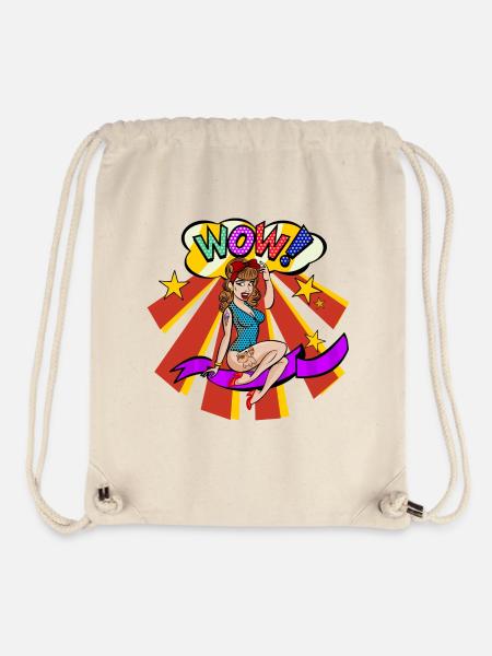 popartcontest - Stanley/Stella Recycled Gym Bag - natural