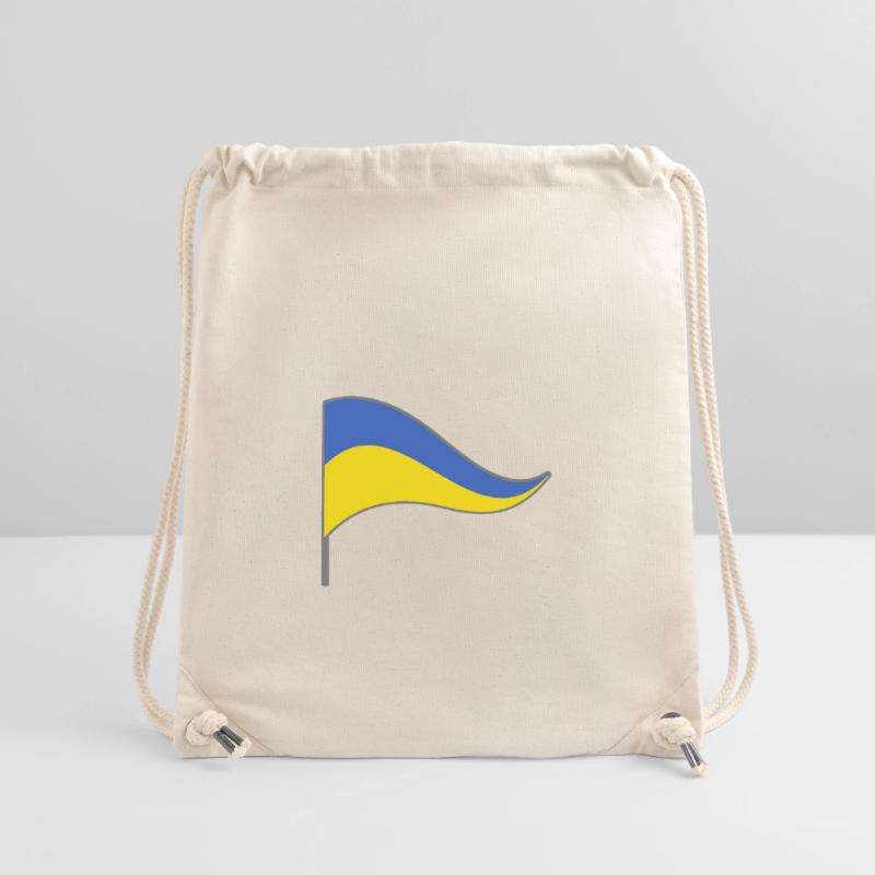 Ukraine. Drapeau drapeaux drapeau pays drapeau Sac à cordon recyclé Stanley/Stella