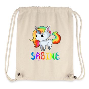 Sabine Einhorn - Stanley/Stella recycelter Gym Bag - Naturweiß - Vorne