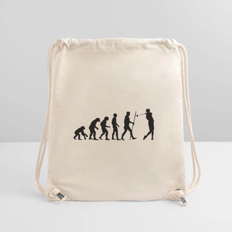 Evolution Golf comme un cadeau Sac à cordon recyclé Stanley/Stella