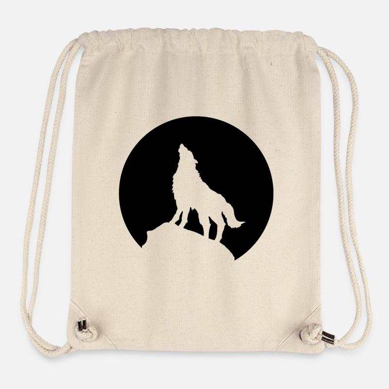 wolf - Stanley/Stella Recycled Gym Bag - natural