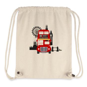 England, London, sightseeing, - Stanley/Stella Recycled Gym Bag - natural - Front